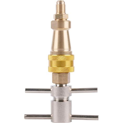 Raccord rapide en laiton de 6,35 mm pour réfrigérateur et applications de nettoyage (1/5)