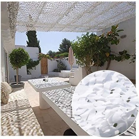 Cellfast – Voile d'ombrage rectangulaire 3x3m – Filet de camouflage écologique – Protection solaire et pare-vue – Quadrillage 3x3 cm (1/4)