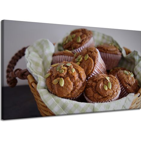 Leinwanddruck „Küchen-Cupcakes-Süßigkeiten“ 120x70