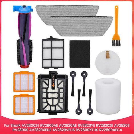 Kit de pièces de rechange compatible avec les aspirateurs AV2800ZE, RV2800AE, AV2820AE, RV2820YE, RV2820ZE, AV2820S, RV2800S et AV2820XEUS. (1/5)