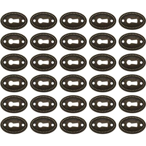 DOITOOL Support en métal, lot de 30 cache-serrure, style vintage (1/5)