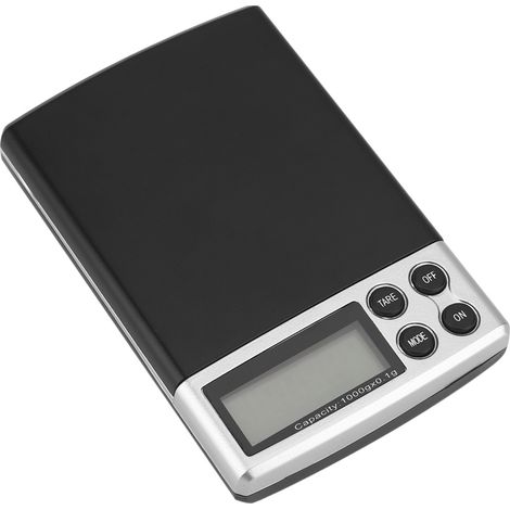 Bilancia da cucina elettronica, 1 kg / 0,1 g, bilancia da cucina digitale, bilancia digitale di precisione, schermo LCD retroilluminato.