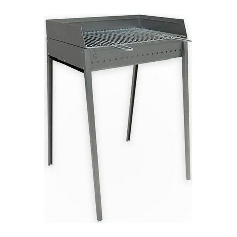 Barbecue a carbone Lisa Vesuvio 60x40 portatile in ferro alluminato (1/5)