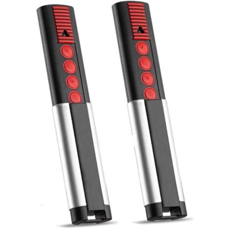 Pair Lot de 2 télécommandes pour porte de garage Sommer 4020 TX03-868-4, 4020V000, 4025V000, 4026V000, 4 canaux (1/5)