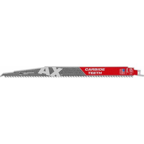 Milwaukee TCT AX 300 hoja de sierra sable de carburo