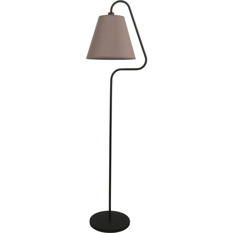 Lampadaire en métal "Altur" - 45 x 35 x 162 cm - Noir (1/4)