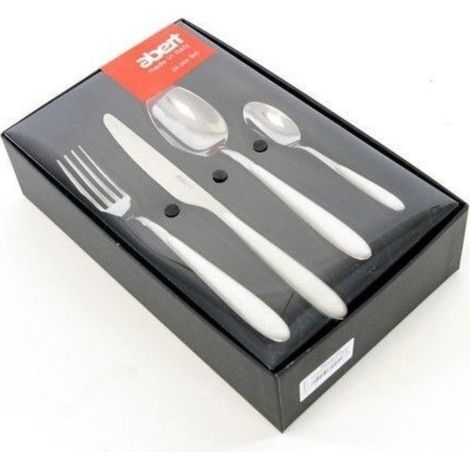 Abert Servizio Posate 24pz BIANCO/INOX RN91921N24