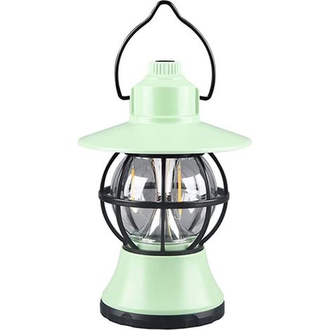 vert Lampe De Camping Extrieure Lampe De Tente Portable Vintage Lampe De Camping (1/5)