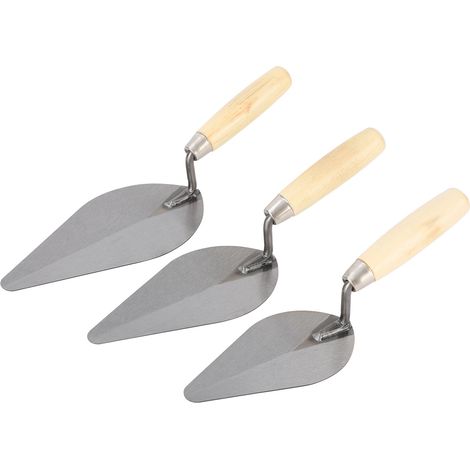 3 couteaux de maçonnerie, 6 pouces