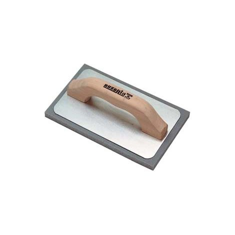 FRATTONE GOMMASPUGNA PER INTONACO BASE ALLUMINIO E MANICO IN LEGNO- - cm.21x14 - 42060 - 2 pezzi AUSONIA
