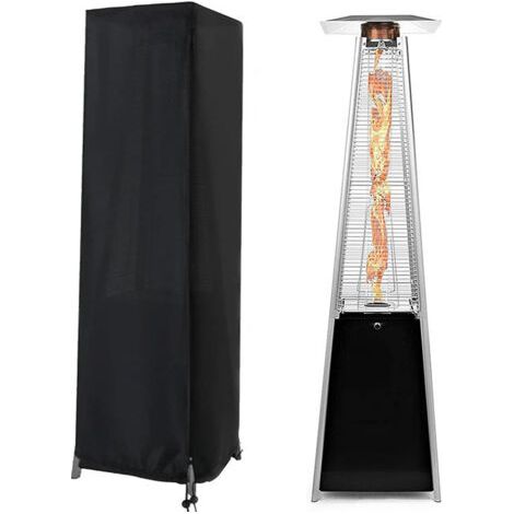 RHG Housse de protection contre les intempéries ,avec fermeture éclair ,  housse de chauffage de patio, indéchirable, 210D, imperméable, coupe-vent,pour chauffage de terrasse et sac de frappe debout (1/4)