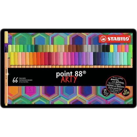 ROTUL.STABILO POINT 88 ARTY EST.METAL 66