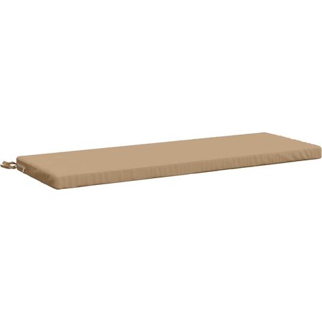 Cojín de banco SOEST 100% Poliéster Arena 110 x 40 x 5 cm vidaXL (1/5)
