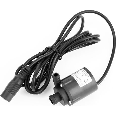 Pompe à eau submersible sans balais 12 V CC basse pression, refroidissement solaire, débit 200 L/h (1/5)