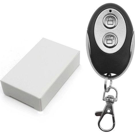 Universelle 433-MHz-Fernbedienung mit 2 Tasten – Klonen für Garagentore, elektrische Einfahrtstore und Rollläden, kompatibel mit dem Lerncode-Chip 1527. (1/5)