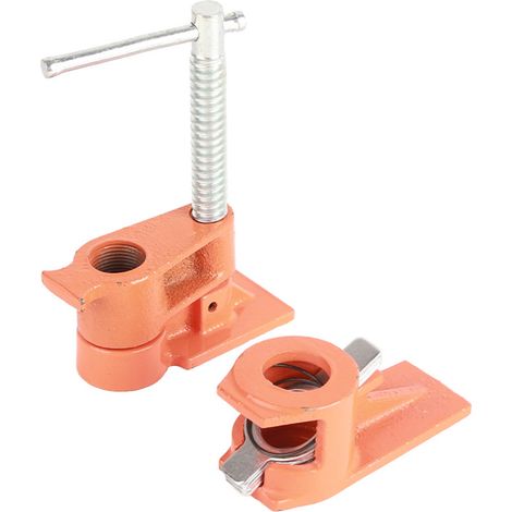 Mâchoires de serrage pour étau 3/4 pouce, kit d'accessoires de menuiserie, fixation de tuyau, outil de travail du bois, version allongée (1/3)