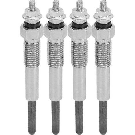 Lot de 4 bougies de préchauffage diesel 9825119780, compatibles avec les moteurs ISUZU C240, C190, C201, C221 4BA1 et D500 4FA1 (12 V). (1/4)