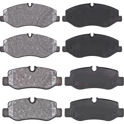 KIT PASTIGLIE FRENO ANTERIORI E POSTERIORI compatibile con MERCEDES-BENZ CLASSE V (W447) / PASTIGLIE FRENANTI AUTO OEM 35055 37553,35056 / SOSTITUZIONE DIRETTA / BASSA POLVERE / SILENZIOSO