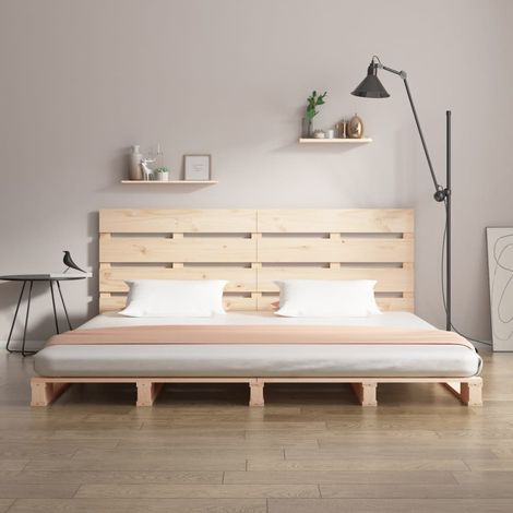 vidaXL Cadre de lit 120x190 cm Bois pin massif Petit Double (1/5)