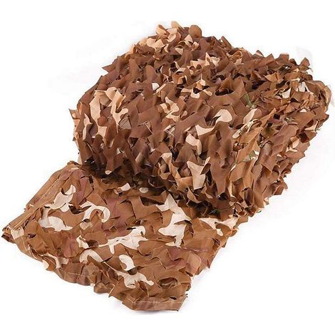 Filet de camouflage désert 2 x 2 m pour dissimulation et postes d&aposaffût , Filet haute densité de qualité militaire pour l&aposombrage (1/5)