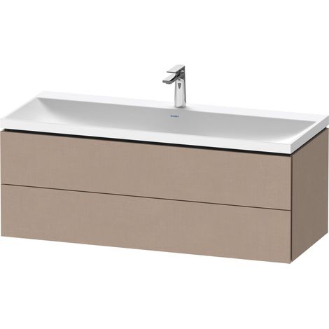 Duravit L-Cube c-shaped Ensemble suspendu, 2 tiroirs, sans