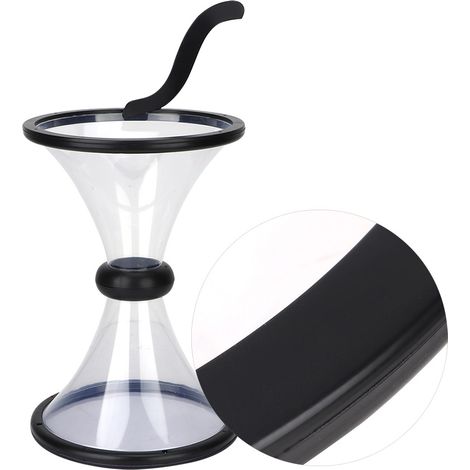 Coffre à monnaie rond transparent innovant, pot de rangement pour pièces, tirelire économique (1/5)