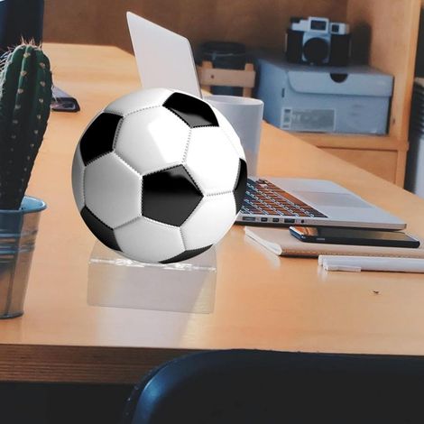 Présentoir en acrylique YX044 pour ballons de football, de basketball et de volleyball support pour ballons de football base transparente (1/5)