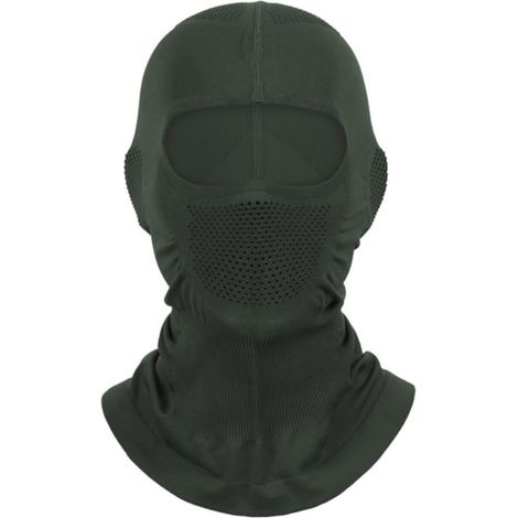 Cagoule respirante avec ventilation en maille pour cyclisme, ski, course à pied, protection UV, masque facial pour homme et femme, coupe extensible douce (1/5)