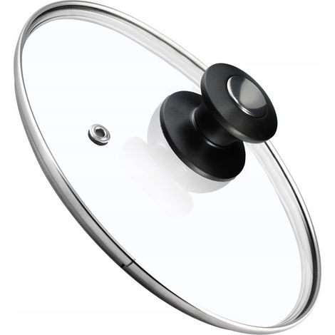 KADAX Tapa de cristal 26 cm para ollas y sartenes (1/5)