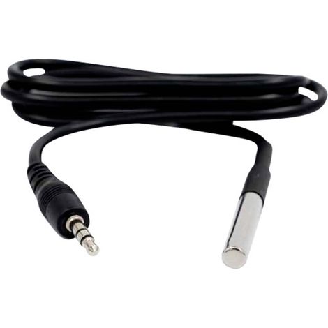 SHELLY TEMP. SENSOR DS18B20 3.5MM JACK - CÂBLE CAPTEUR DE TEMPÉRATURE NUMÉRIQUE DS18B20, CONNECTEUR 3,5 MM, -55 °C À +125 °C, CO (1/4)