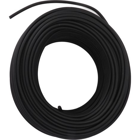 Câble à impulsions haute tension de 5 mm pour clôture électronique, âme en alliage, double isolation, 100 m / 328,1 pi, pour l'agriculture et le jardin. Fil d'alimentation haute tension à âme en allia (1/5)
