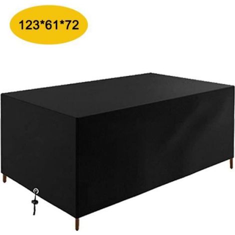 Housse Salon de Jardin, 420D Oxford Tissu Housse Table de Jardin Protection pour Tous Les Temps,Noir,1236172 (1/3)