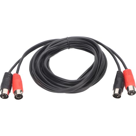Câble adaptateur DIN 5 broches mâle vers DIN 5 broches mâle (transmission stable) pour caméra de surveillance TV et éclairage LED (1/5)