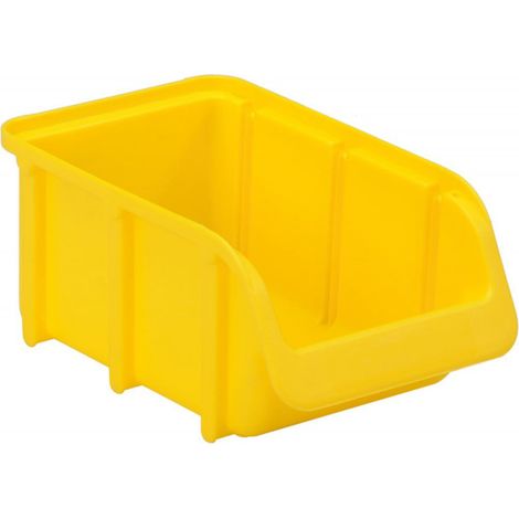 Caja almacenamiento apilable polipropileno amarillo de 0,73 L'100 x 165 x 75 mm Linbin n潞 2 H眉nersdorff H脺NERSDORFF WE6722 (1/2)