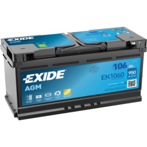 Batería de Coche Tudor 106Ah AGM EK1060 START/STOP