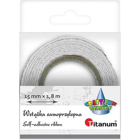 Cinta de encaje de algodón de 15 mm x 1,8 m, color blanco