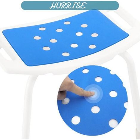 Coussin de chaise de douche 2 pièces, housse de coussin EVA antidérapante imperméable avec support adhésif pour personnes âgées (1/5)