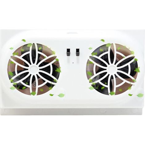 Ventilateur Solaire De Ventilation Auto Radiateur Électrique USB (1/5)