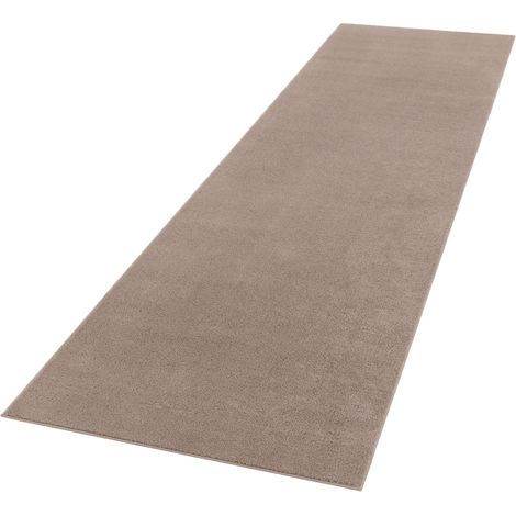 Wohnzimmer Kurzflor Einfarbig Modernes Design Waschbar 60 cm x 100 cm x 14 mm Grau Läufer (1/5)