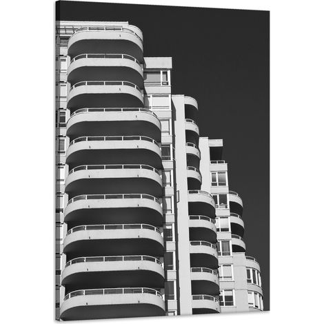 Lienzo impreso Arquitectura Edificio Balcón 60x90