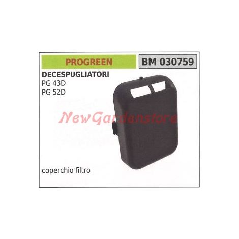 PROGREEN Luftfilterdeckel für Freischneider PG 43D PG 52D 030759