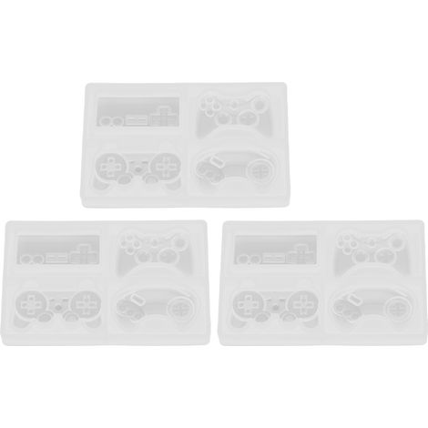 Moule en silicone pour manette de jeu, outil de moulage pour gâteaux, bricolage et loisirs créatifs (1/5)