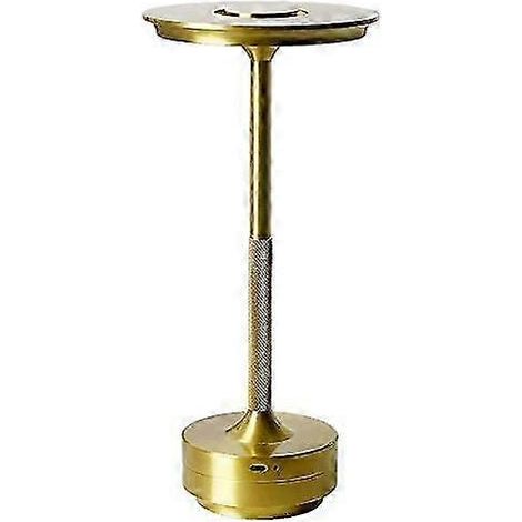 Lampe de table sans fil rechargeable à diodes électroluminescentes, idéale pour bureau, chevet ou petite salle à manger. Intensité variable. Convient également pour les petites salles à manger. (1/5)