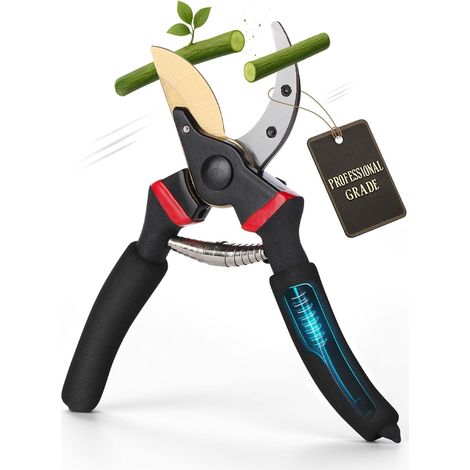 Sécateur Mr. Pen, cisaille de jardin professionnelle 8 pouces, lame en titane-AquaForge (1/5)