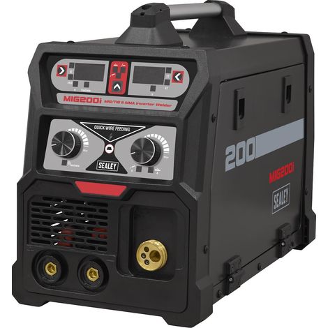 Sealey MIG200i MIG/TIG & MMA (ARC/STICK) Inverter Welder 200A