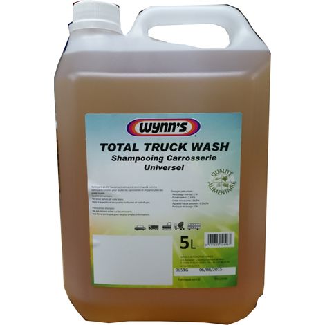Shampooing carrosserie concentré 5L – Enlève saleté incrustée – Ne laisse pas de voile blanc – WO32696 – Wynns