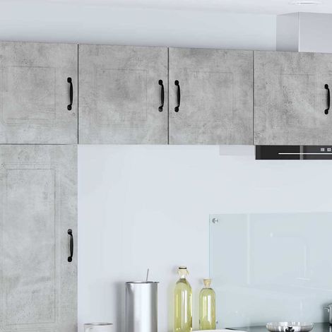 vidaXL Panneau de lave-vaisselle Kalmar Gris béton 40 x 31 x 40 cm