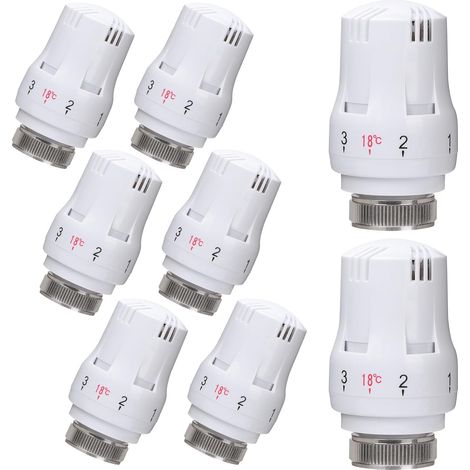 ValveTechnik Thermostat-Heizkörperkopf, M30 x 1,5 (8) Anschlusskopf (1/5)