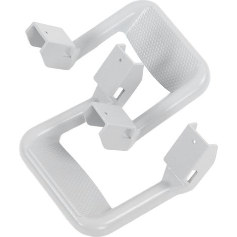 2 marchepieds latéraux pour pick-up, en alliage, compatibles avec Chevrolet Avalanche 2002-2013, couleur argent (1/5)