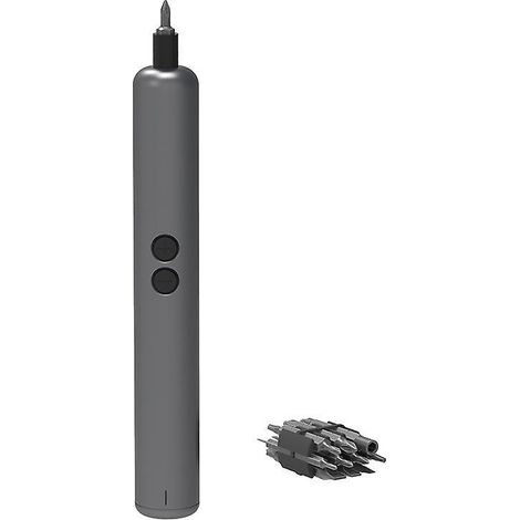 1 Mini-Elektroschraubendreher, Präzisionsschraubendreher-Set, 19 Bits (1/4)